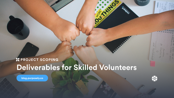 Project Scoping: Deliverables for Skilled Volunteers